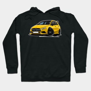 Mercedes A35 AMG Yellow Hoodie